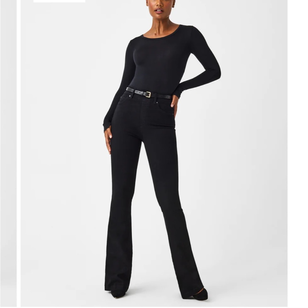 Spanx high rise flare jean
